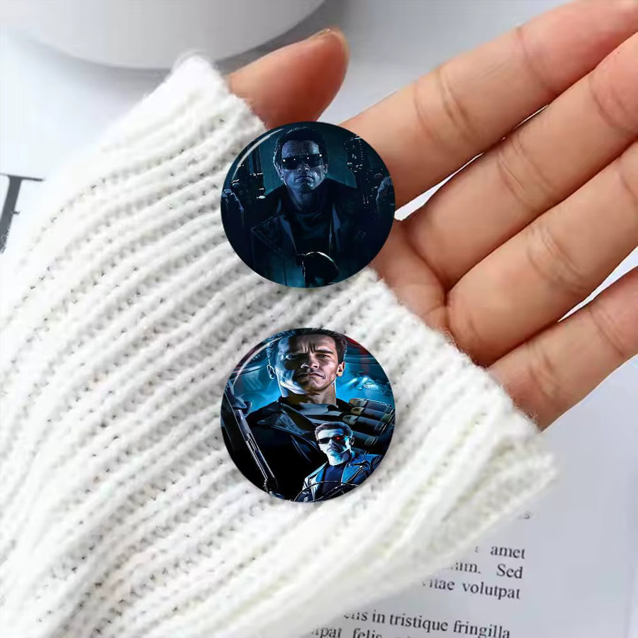 Button Pin Film „Der Terminator“ Anime, Brosche - Bild 4
