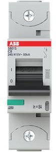 ABB S801S-C8 Leitungsschutzschalter 8A 230V grau - Bild 1