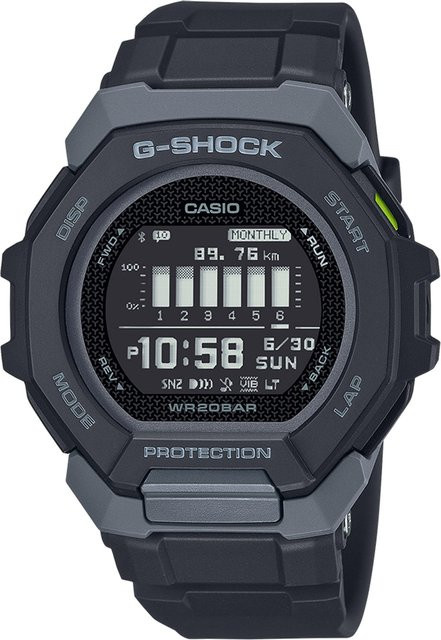 Casio Digitaluhr G-Shock Classic, Quarz, Kunststoff, Schwarz, 47 mm, Herren - Bild 1