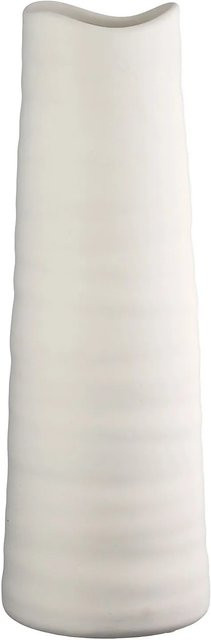 Gilde Bodenvase Morsum in Creme, Keramik, Höhe: 56 cm, Durchmesser: 15,5 cm - Bild 1