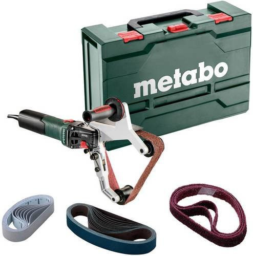 Metabo Rohrbandschleifer RBE 15-180 Set mit 1550W und Stahlblech-Tragkasten - Bild 1