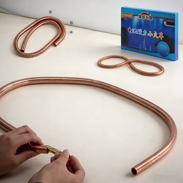 soulbao Elektromagnetischer Batterie-Zug, Maglev Physik-Experiment, Metall - Bild 1