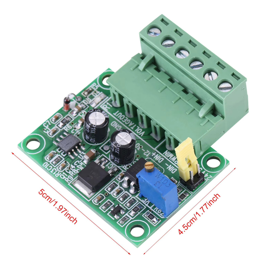 PWM-Signal-zu-Spannung-Wandler Modul 0-10V Digital-Analog-Platine 1-3kHz in Grün - Bild 2