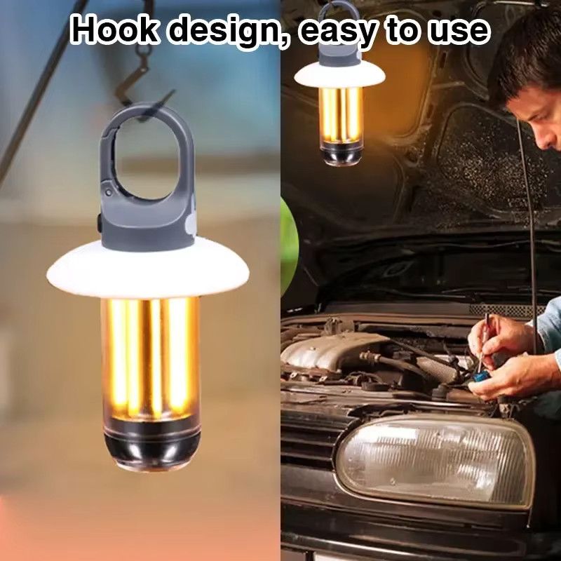 Heinast LED-Camping-Laterne, wiederaufladbare tragbare Taschenlampe und multifunktionales Arbeitslicht als hängende Zeltlampe für Angeln und Wandern - Bild 5