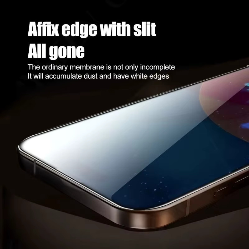 ZMZE 2er-Pack Anti-Spionage Displayschutzfolie aus Glas für iPhone 17 16 15 14 13 12 11 Pro Max Plus XR XS mit Ein-Klick-Installation, transparent - Bild 6