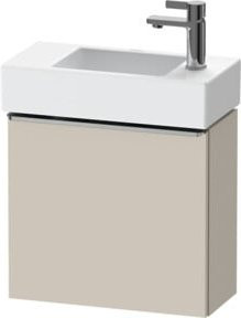 Duravit Waschtischunterschrank D-Neo in Beige Matt mit 1 Tür, Wandhängend, B/H/T: 48,4 x 44,0 x 22,2 cm - Bild 1
