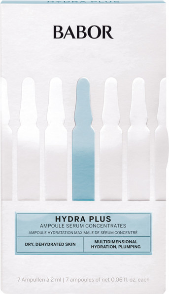 Babor Fluids FP Ampoules Hydra Plus Serum, Hyaluronsäure, Trockene Haut - Bild 1