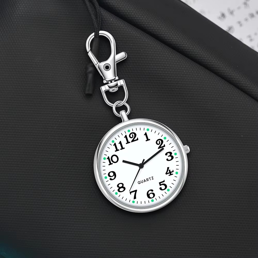WoMaGe Taschenuhr, Quarz, black silver, Unisex, Vintage - Bild 3