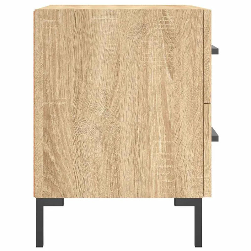 Vidaxl Nachttische 2er Set Modern Sonoma-Eiche B/T/H: 40 x 35 x 47,5 cm - Bild 6