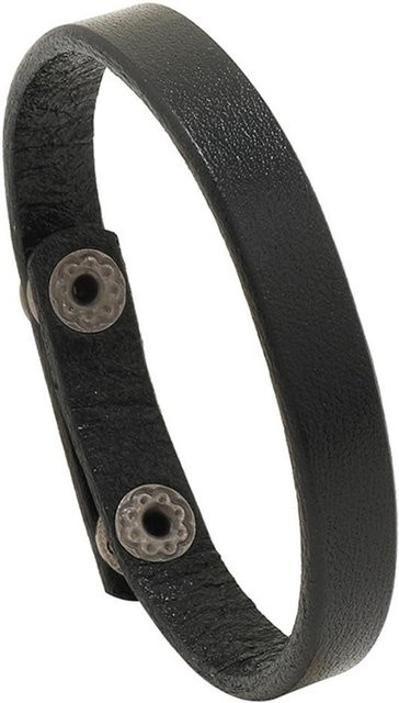 YULIN Armband, Leder, Schwarz, Vintage, Unisex - Bild 1