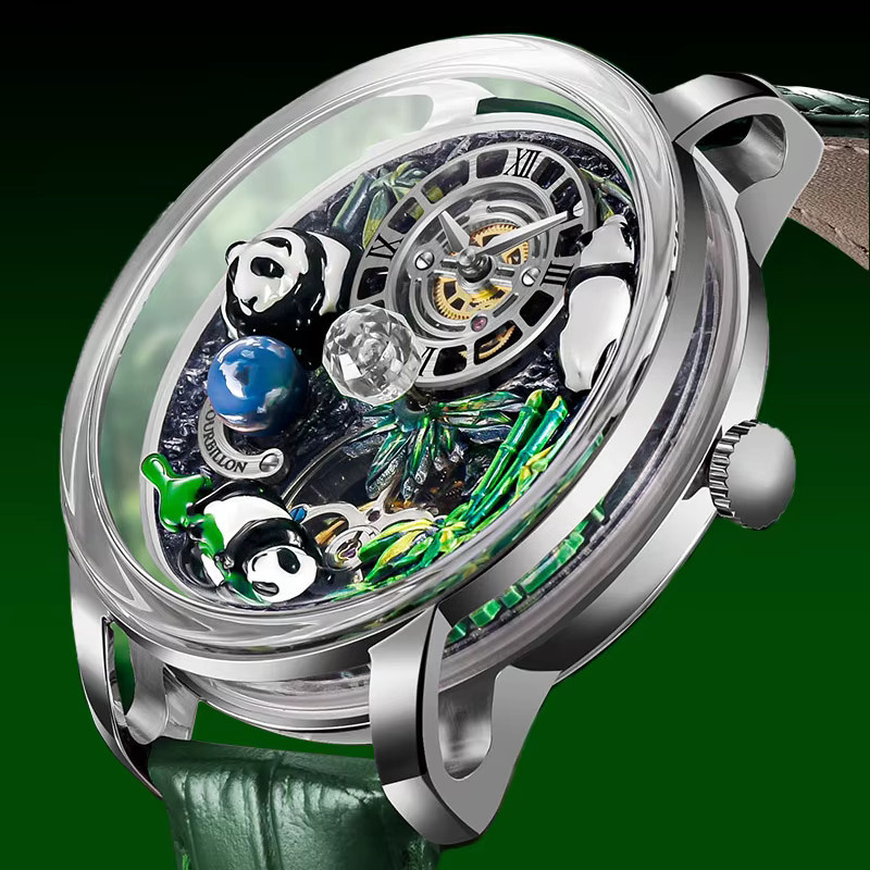 PINDU Armbanduhr Automatik, Edelstahl, Silber, Herren - Bild 2