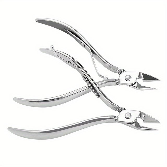 FUMOSIK Nagelhautzange aus Edelstahl, Silber, Glänzend, Unisex - Bild 1