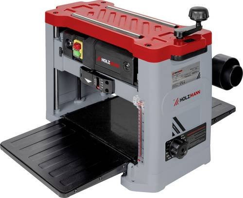 Holzmann Dickenhobelmaschine DHM330PROSMW2 230V mit Spiralmesserwelle und Absaugung, 1500W, grau - Bild 1