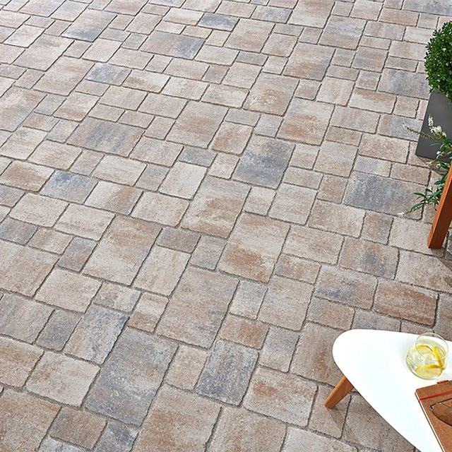 Encanto Mehrformat-Pflaster Beton Antik Jura-Nuanciert in Steinoptik für Garten und Terrasse - Bild 1