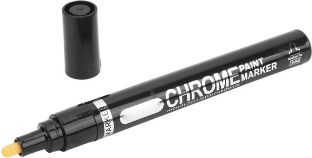 GoolRC Chrom Marker Stift Silber 3mm Permanent Wasserdicht Reflektierend - Bild 1