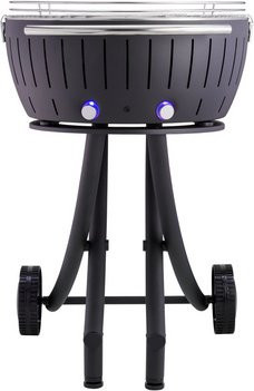 LotusGrill Grill XXL in Anthrazitgrau mit Edelstahl-Elementen, B/H/T: 60 cm x 63 cm x 28,5 cm - Bild 1