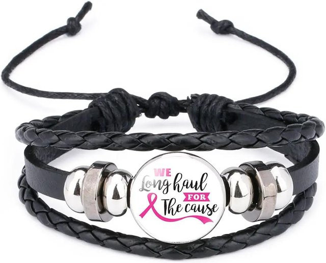 YIRAN Charm Armband, Leder, Schwarz, Damen - Bild 1