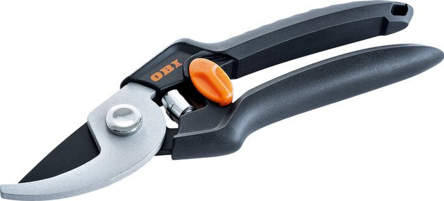 OBI Gartenschere mit ILAG NON STICK SwissTechnology in Schwarz aus Metall und Kunststoff - Bild 1