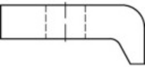 TOOLCRAFT Klemmplatte aus Stahl feuerverzinkt Ø 60 mm x L 20 mm - Bild 1