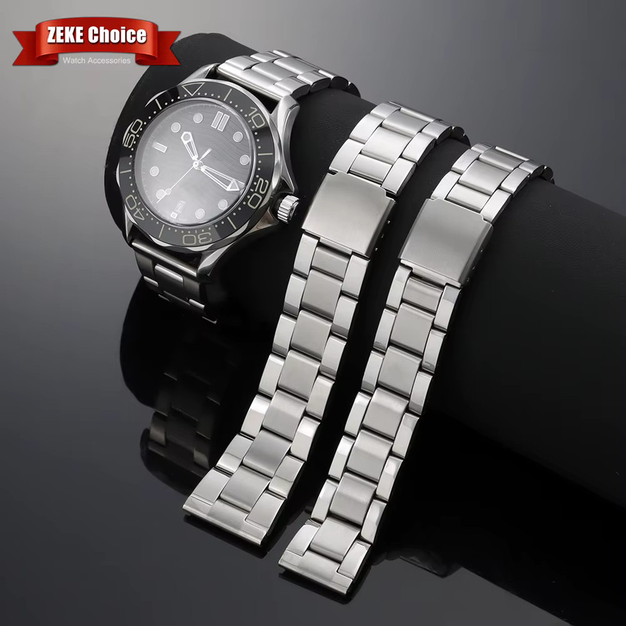 Crazyband Uhrenarmband Edelstahl, Silber, Herren - Bild 3