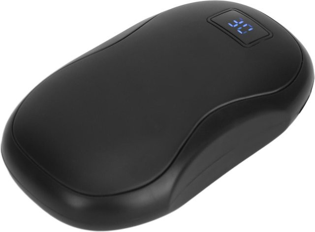 Koogeelife USB Handwärmer Tragbar in Schwarz mit 3 einstellbaren Heizstufen und Digitalanzeige - Bild 1