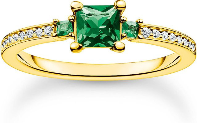 Thomas Sabo Ring, 925 Silber, Zirkonia, Damen, Ringgröße 56 - Bild 1