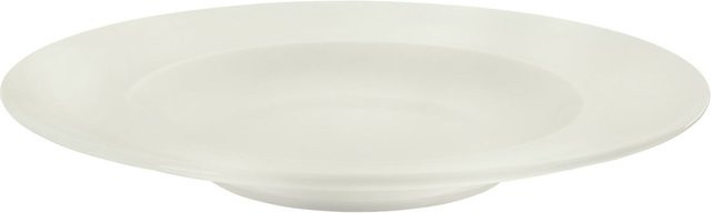 VEGA Pastateller Opus mit Fahne aus Porzellan, Elfenbein, 4er Pack, Durchmesser: 30 cm, Höhe: 4 cm - Bild 1