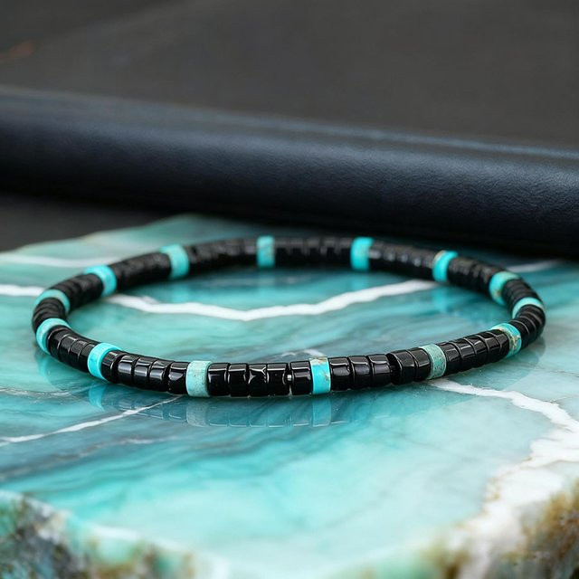 Noter Armband, Obsidian, Schwarz, Unisex - Bild 1