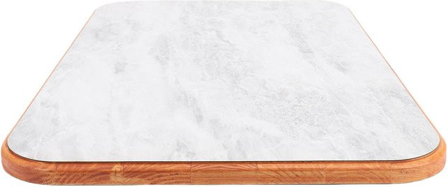 Aimo Wohnmobil Holztischplatte aus Massivholz in Grau, Rechteckige Boots-Schreibtischplatte für Campingfahrzeuge, Anhänger und Yachten, B: 59,0 cm, T: 39,0 cm - Bild 1