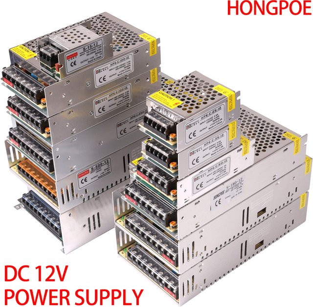 HONGPOE 12V DC Netzteil LED-Treiber als Transformator und Adapter für LED Streifen mit 15A - Bild 1