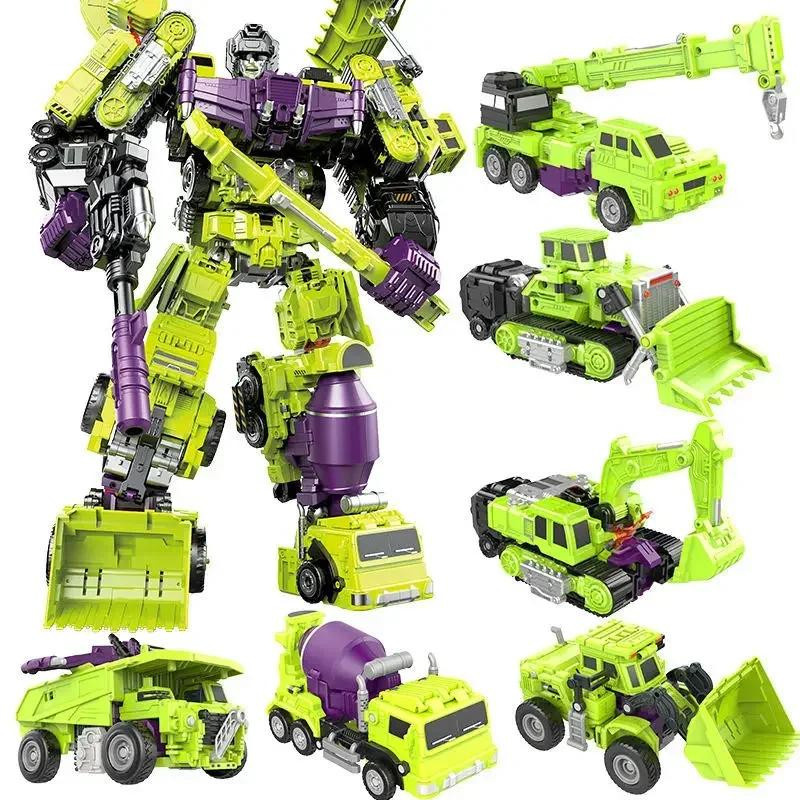 Yiran toy 1 Transformers 6 in 1 Devastator Actionfigur Kran 44cm - Bild 1