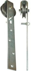 HBS Schiebetorrolle 501 aus verzinktem Stahl und Grauguß mit Stahlbügel, Durchmesser: 60 mm, für Torgewicht max. 60 kg - Bild 1