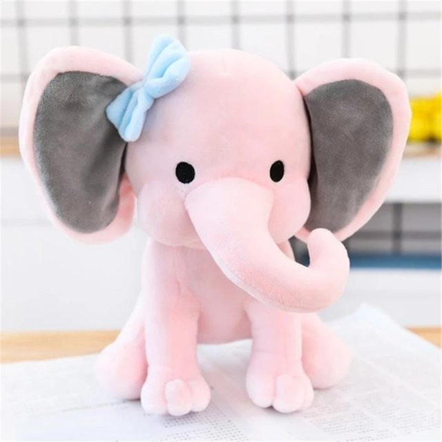 Yiran Health & Beauty Elefant Plüsch, Rosa Grün Gelb, ab 14 Jahren - Bild 1