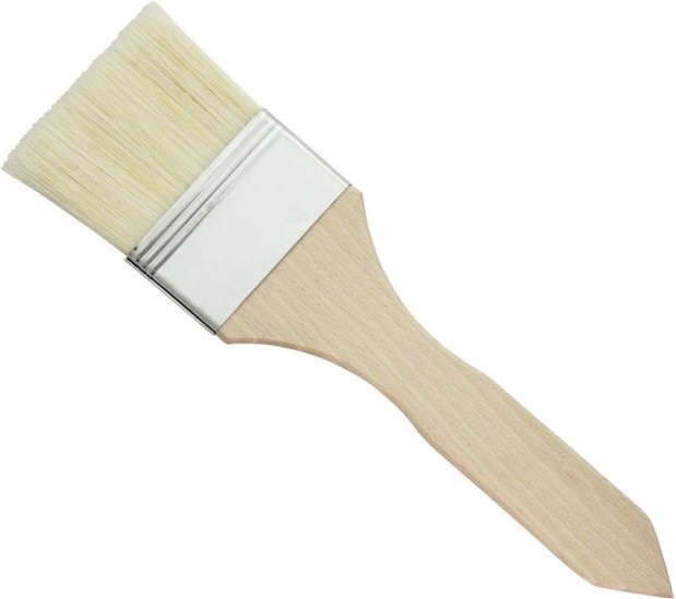 Schneider Pastry Brush mit Holzstiel, weiß, Länge: 22,5 cm, Breite: 6,0 cm, Höhe: 0,5 cm - Bild 1