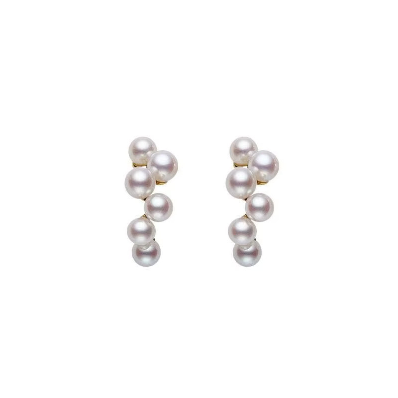 laoloutian Ohrringe, Perle, Gold, Damen - Bild 4