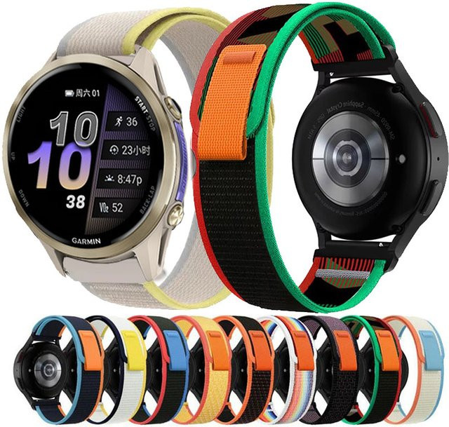 Garmin Uhrenarmband Trail Loop, Textil/NATO, multicolour, Unisex - Bild 1