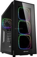 Sharkoon TG6 RGB Midi-Tower PC-Gehäuse in Schwarz - Bild 1