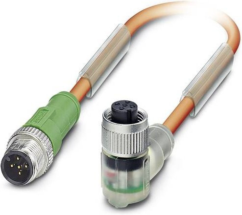 Phoenix Contact Sensor-Aktor-Steckverbinder M12 konfektioniert, orange, 5 Polzahl, Länge: 1,00 m - Bild 1