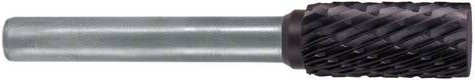 Exact 72223 Frässtift Hartmetall Zylinder in Grau, Länge: 60 mm, Schaftdurchmesser: 6 mm - Bild 1