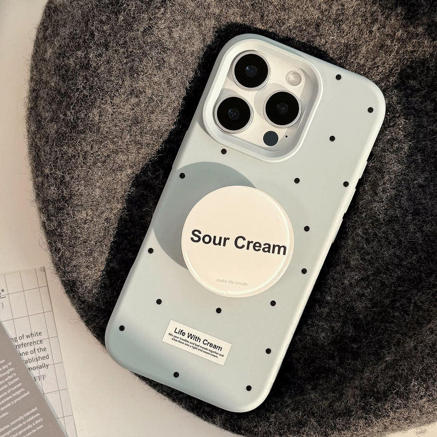 Stoßfeste Handyhülle mit koreanischem Wellenpunkt-Design für Apple iPhone 16 15 14 13 12 Pro Max, weiche Schutzhülle - Bild 4
