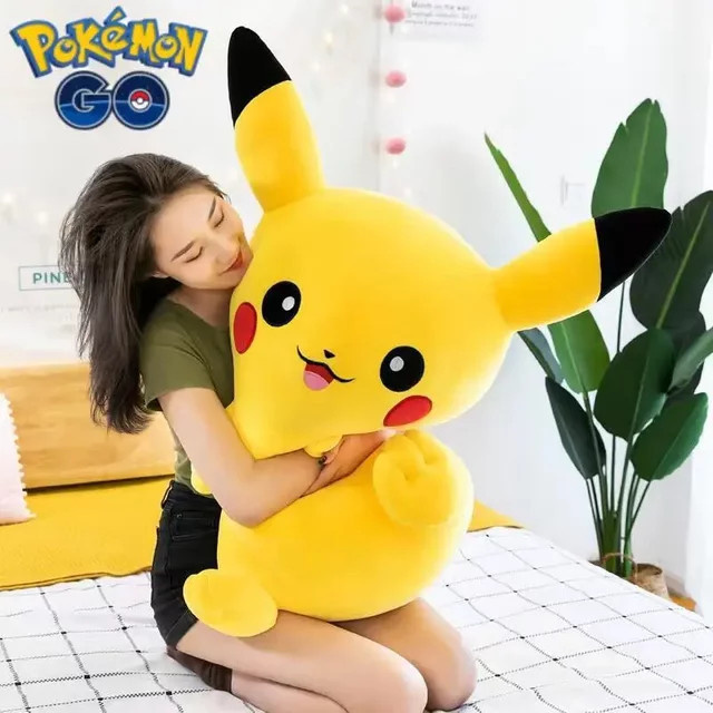 Pokémon Pikachu Plüschtier Gelb weiches Kuscheltier für Kinder - Bild 1