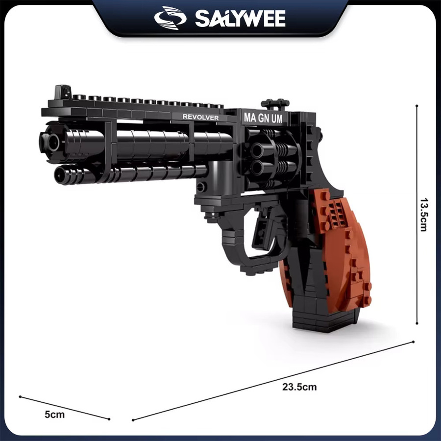 SALYWEE CS Themen-Baustein-Gewehrmodell, DIY-Montage-Simulationsspielzeug - Bild 3