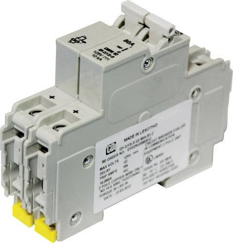 CBI Electric QYD28U2080B0Z Leitungsschutzschalter für Photovoltaik, 80A, 80 V/DC, Grau - Bild 1