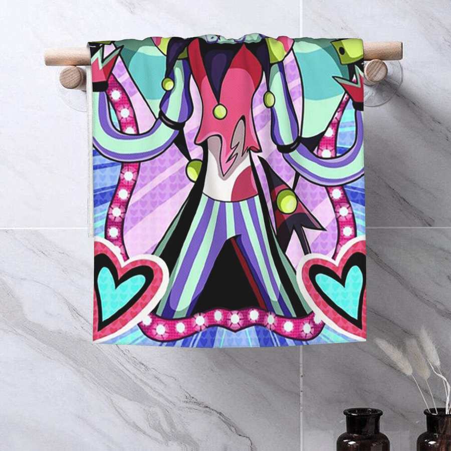 Ka Chen Muxi Gesichtstuch Fizzarolli Helluva Boss Multicolor, B: 40 cm, H: 60 cm - Bild 1