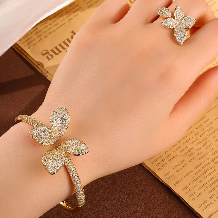ZAKOL Schmuck-Set, Armband und Ring, Gold, Zirkonia, Damen - Bild 2