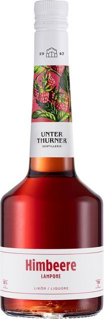 Unterthurner Himbeerlikör, Südtirol, 39% Vol., 0,7 l - Bild 1