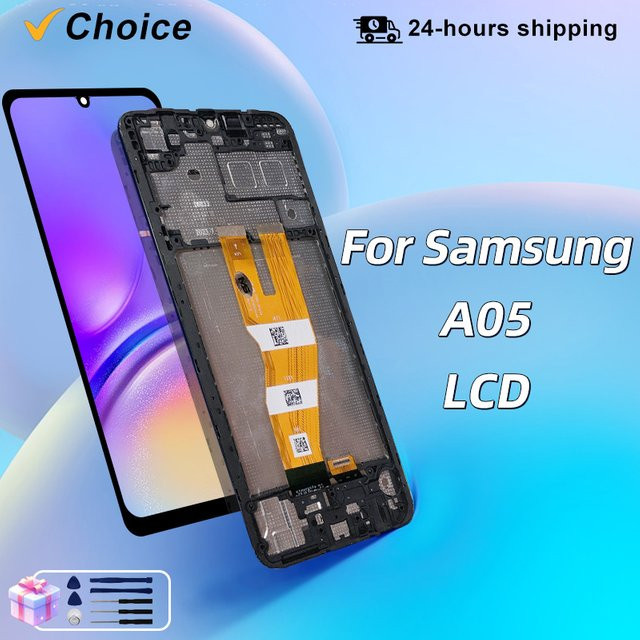 Wahl Samsung Galaxy A05 LCD Display mit Touchscreen Digitizer in Schwarz (Modell SM-A055M / SM-A055F) - Bild 1