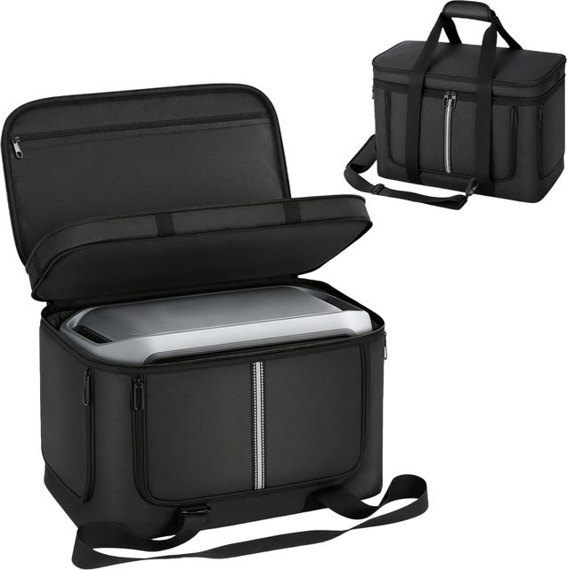 Anker Tragetasche für SOLIX C2000 Gen 2 Powerstation, schwarze Aufbewahrungstasche mit Organizer-Taschen für Reisen - Bild 1