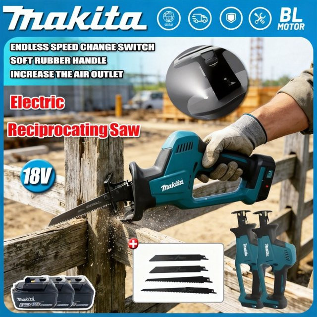 Makita DJR189 18V Akku-Säbelsäge bürstenlos für Holz und Metall - Bild 1