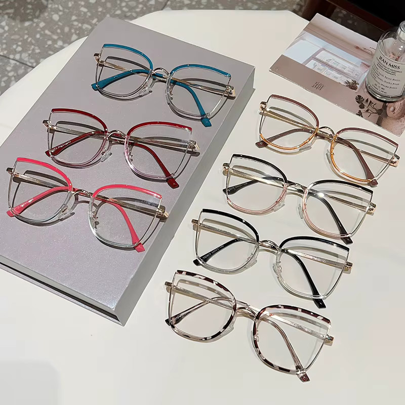 Kammpt Korrektionsbrille, Semi-Metal-Design, blaues Licht blockierend, Damen - Bild 2